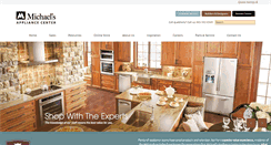 Desktop Screenshot of michaelsappliance.com